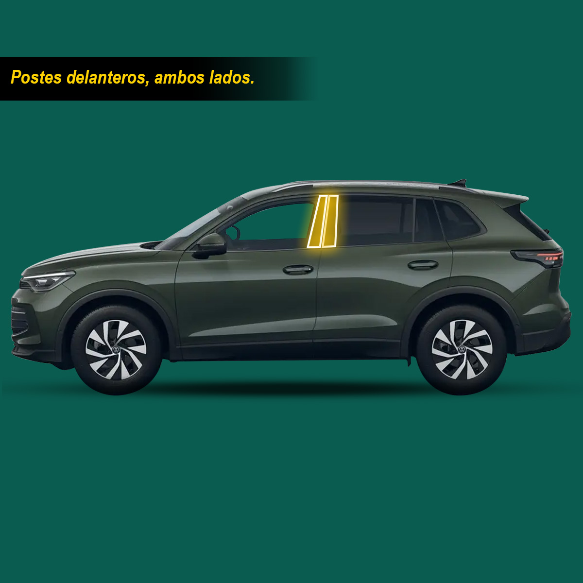 Foto 3 pulgar | Protector Interior Para Postes De Volkswagen Tiguan 2025 Ppf Para Auto