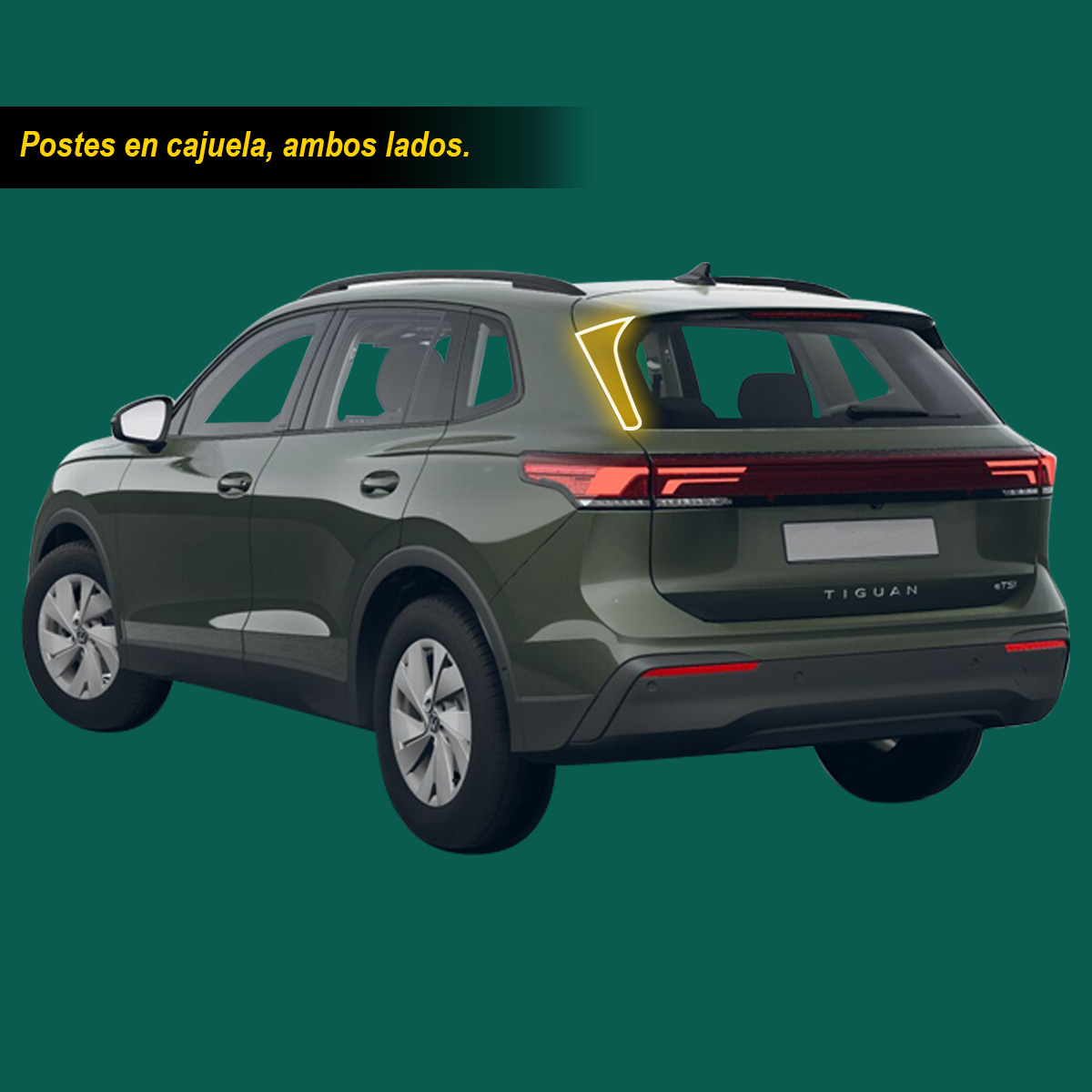 Foto 4 pulgar | Protector Interior Para Postes De Volkswagen Tiguan 2025 Ppf Para Auto