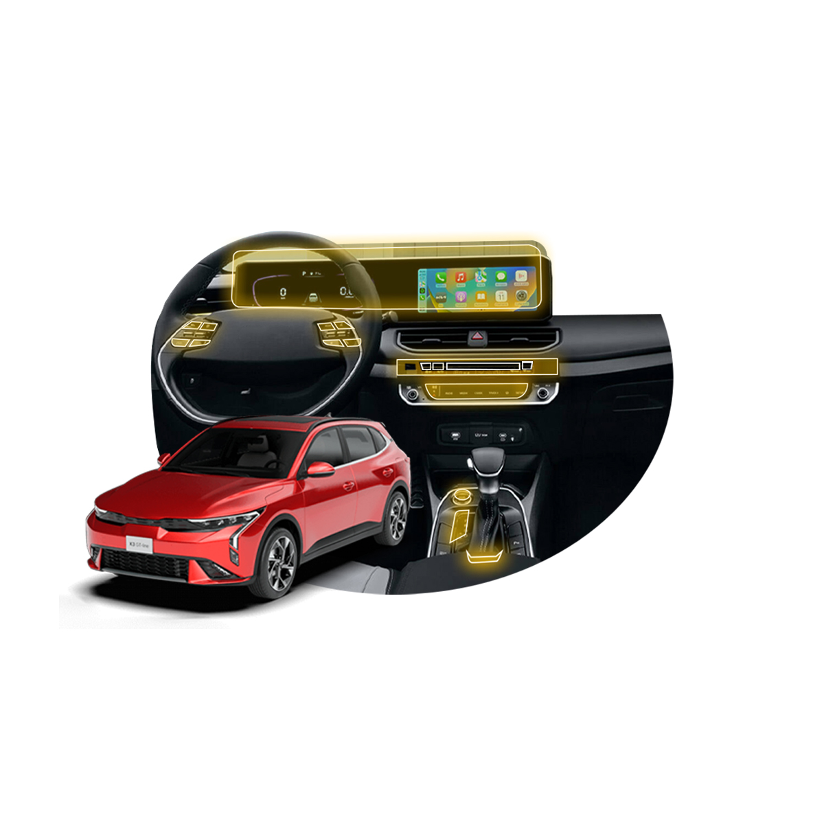 Protector Interior Para Kia K3 Versiones Ex Pack Y Gt Line 2025
Ppf Para Auto