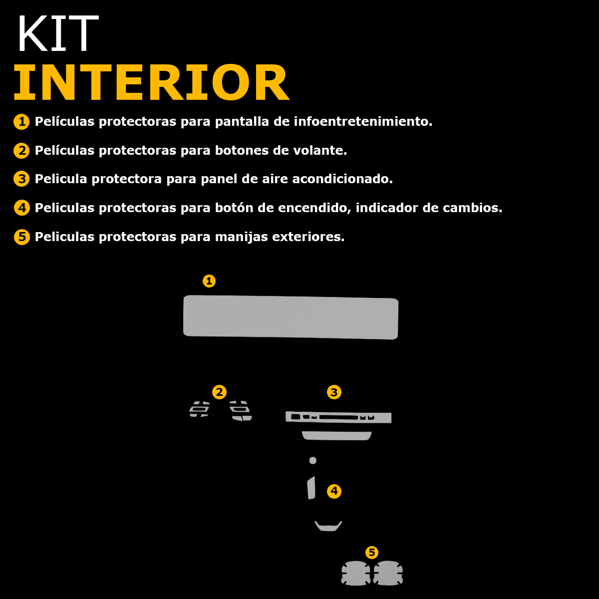 Foto 7 | Protector Interior Para Kia K3 Versiones Ex Pack Y Gt Line 2025
Ppf Para Auto