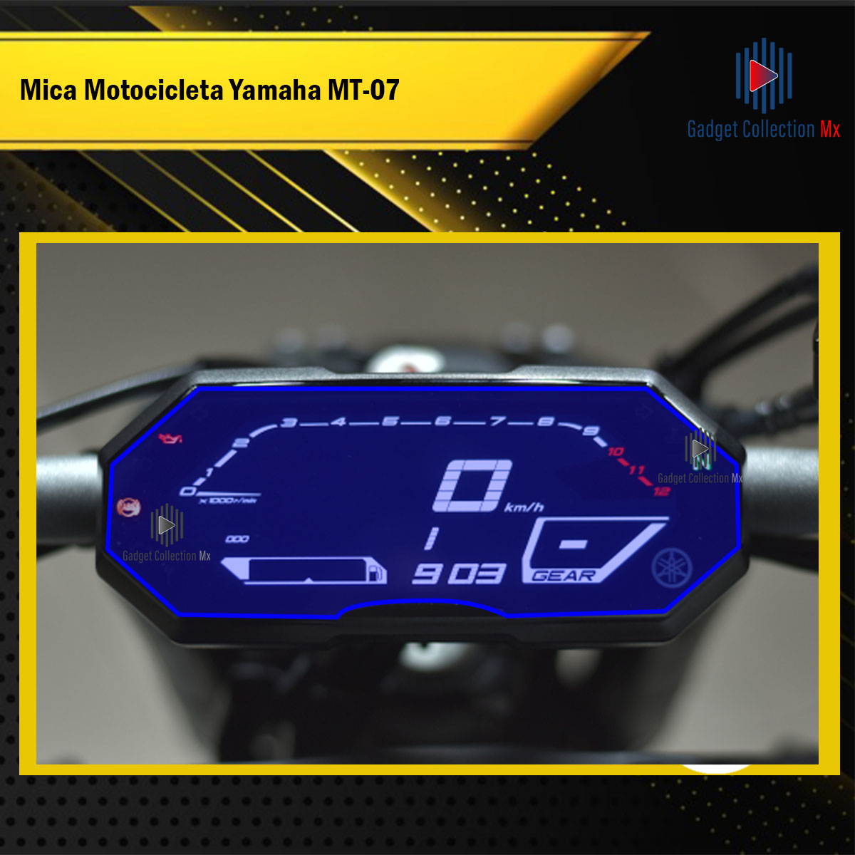 Foto 3 pulgar | Protector Exterior Para Tacómetro De Moto Yamaha Mt-07 Ppf
Para Moto