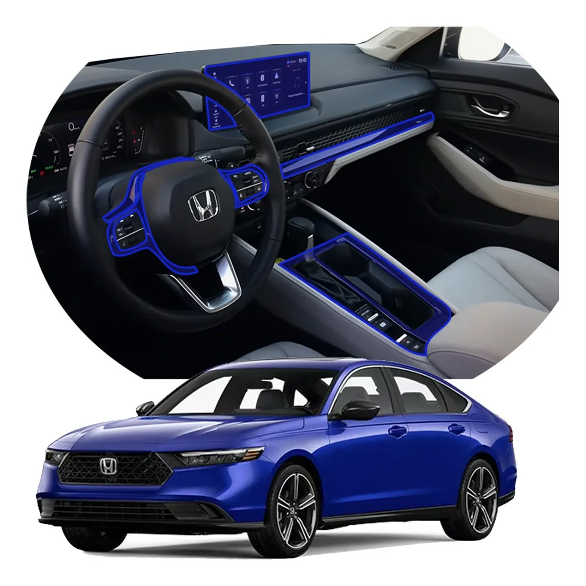 Protector Interior Para Honda Accord 2024 Ppf Para Auto