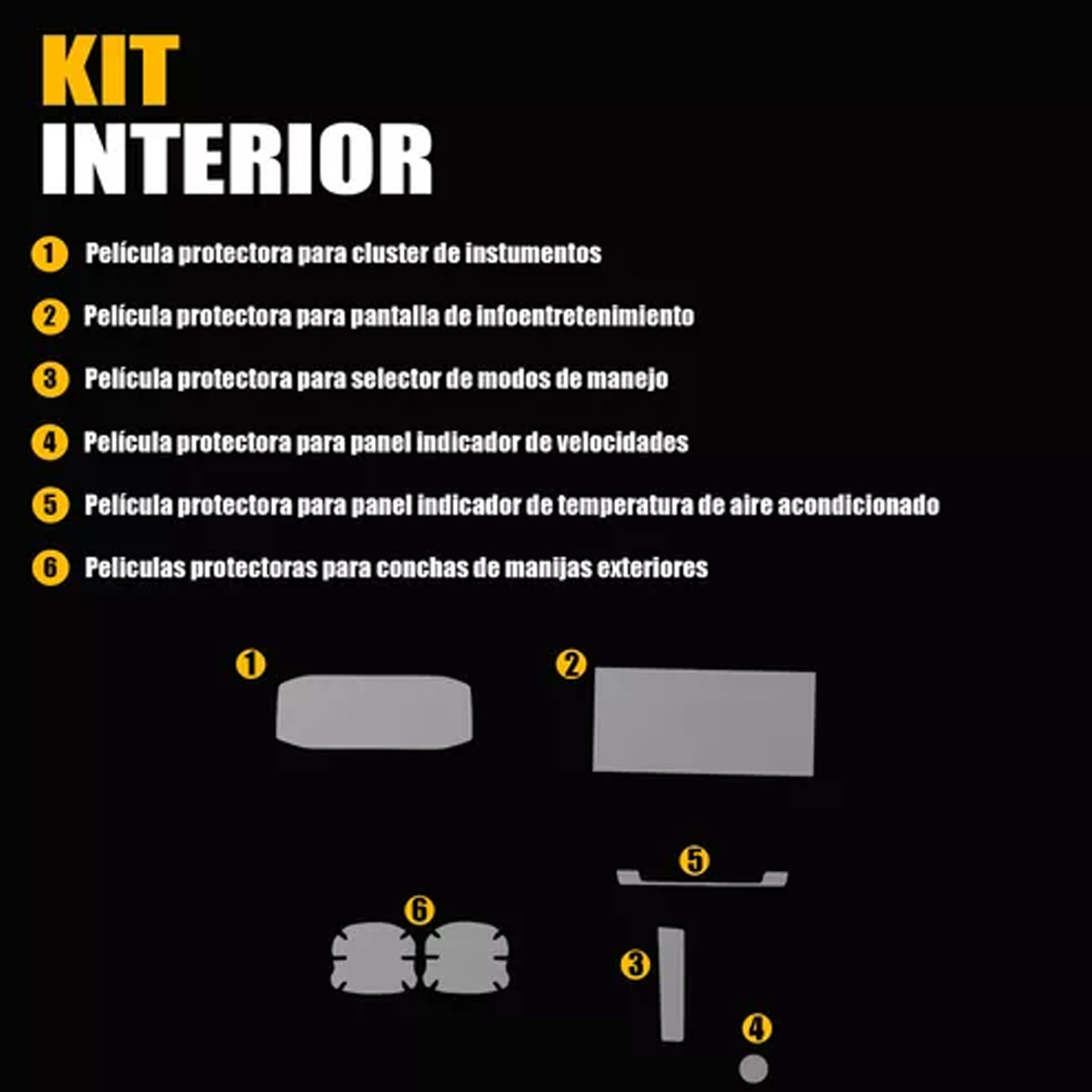 Foto 6 pulgar | Protector Interior Para Cupra Ateca 2021-2024 Ppf Para Auto