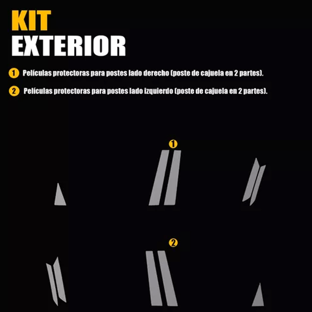 Foto 6 pulgar | Protector Exterior Para Postes Cupra Ateca 2021-2024 Ppf Para Auto