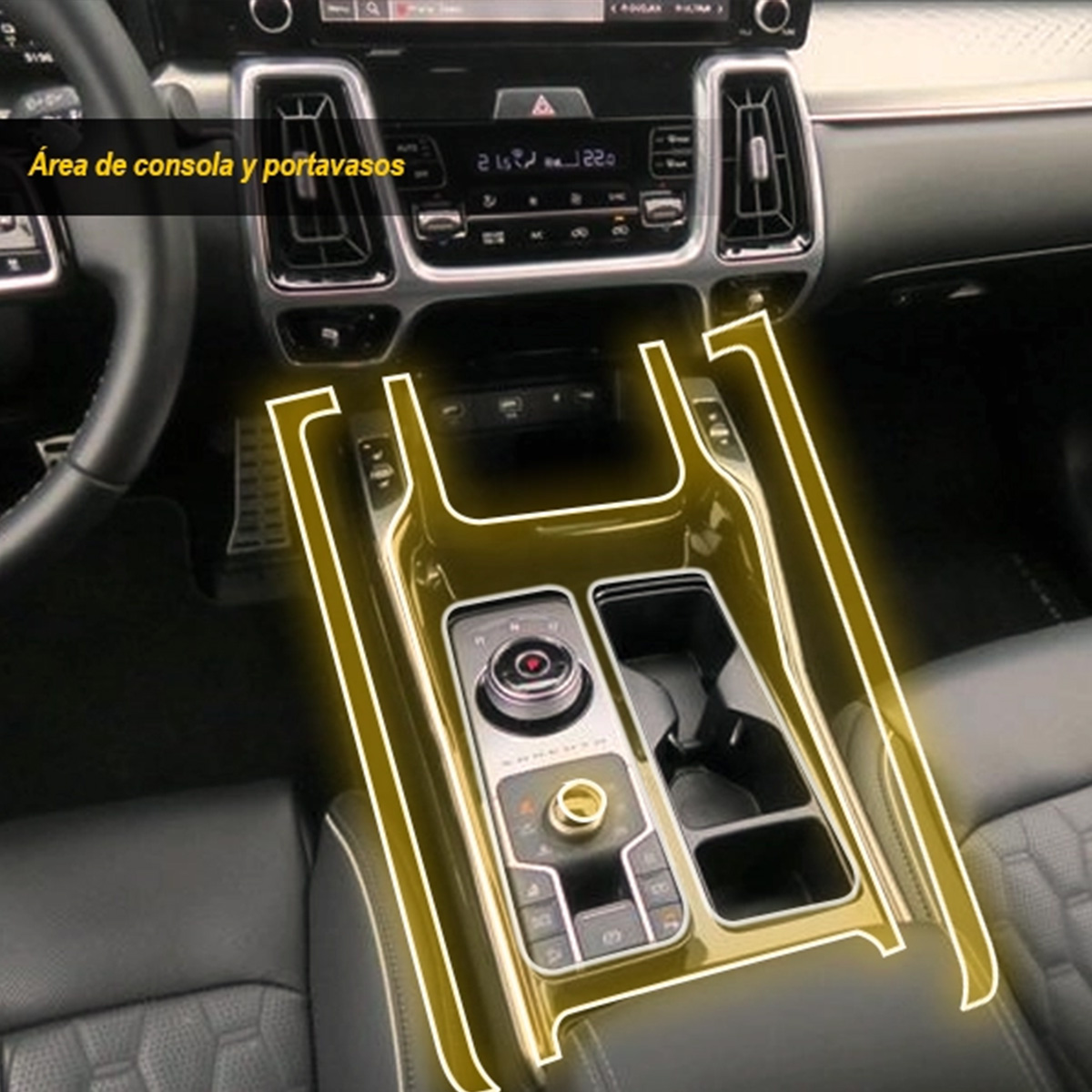 Foto 5 pulgar | Protector Interior Para Kia Sorento 2024-2025 Ppf Para Auto