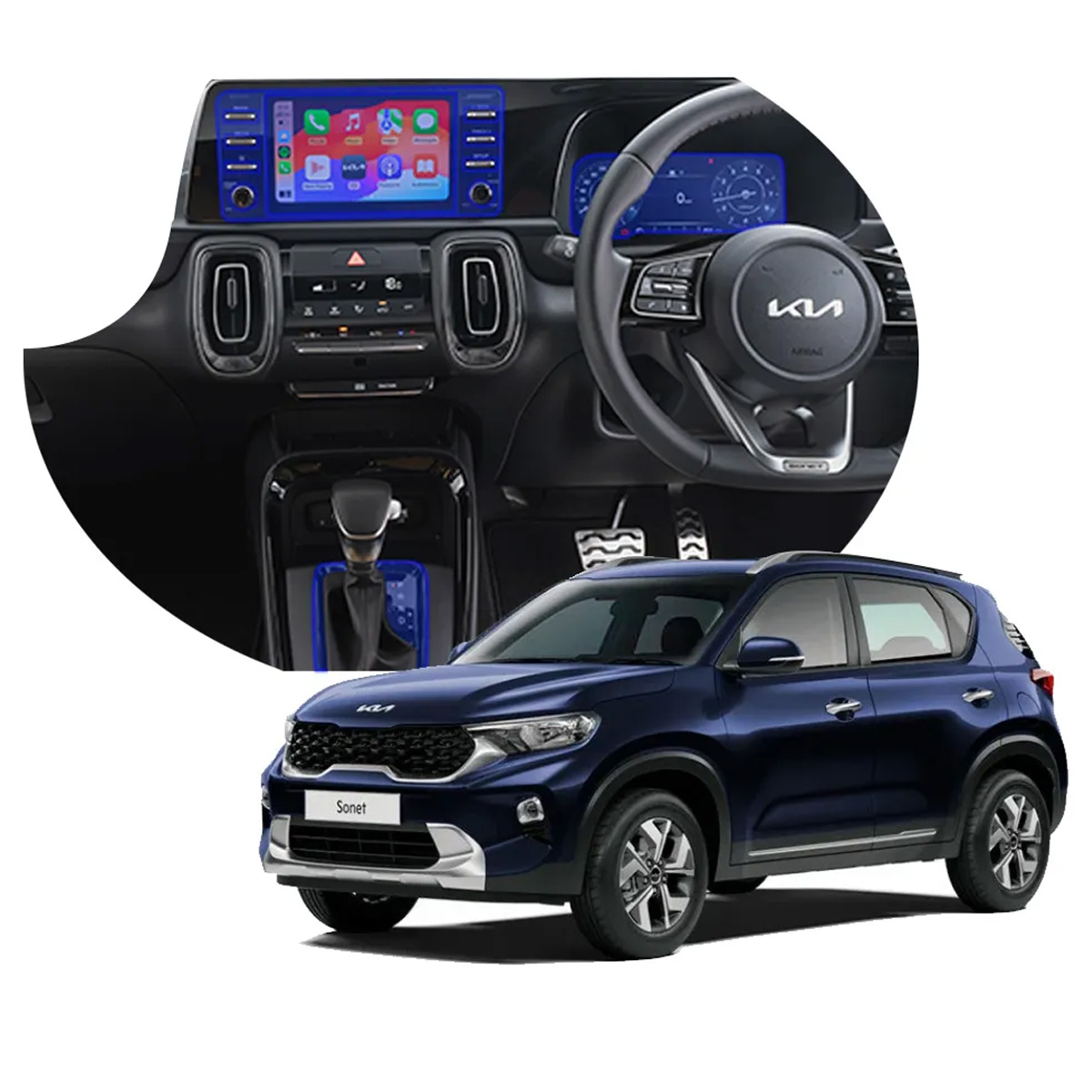Protector Interior Para Kia Sonet Ex 2024 Ppf Para Auto
