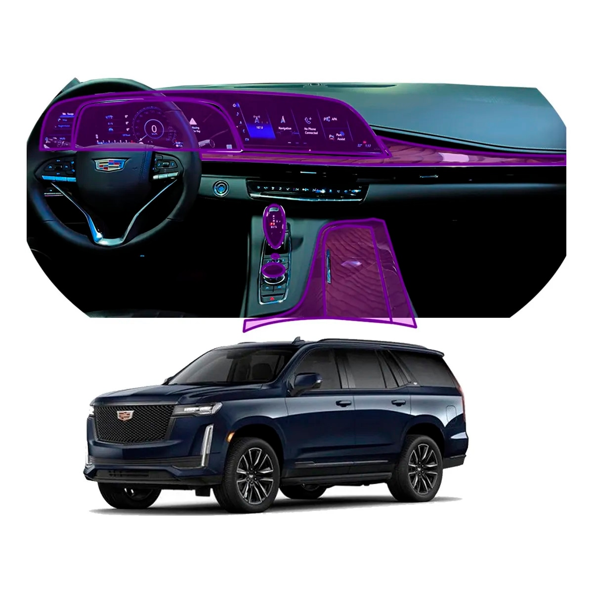 Protector Interior Para Cadillac Escalade 2024 Ppf Para Auto $1,999
