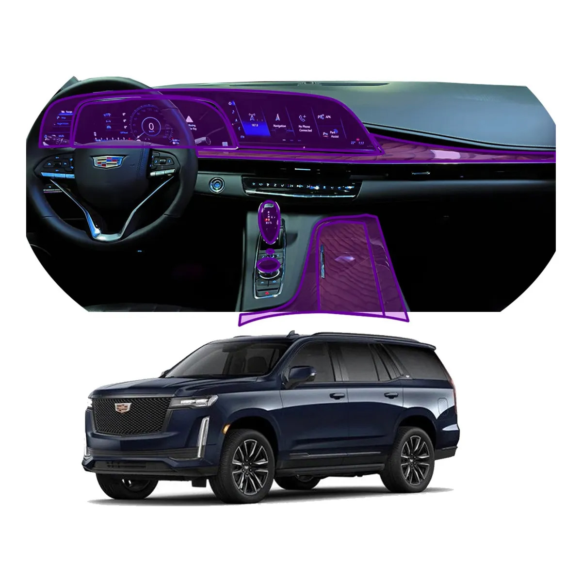 Foto 1 | Protector Interior Para Cadillac Escalade 2024 Ppf Para Auto