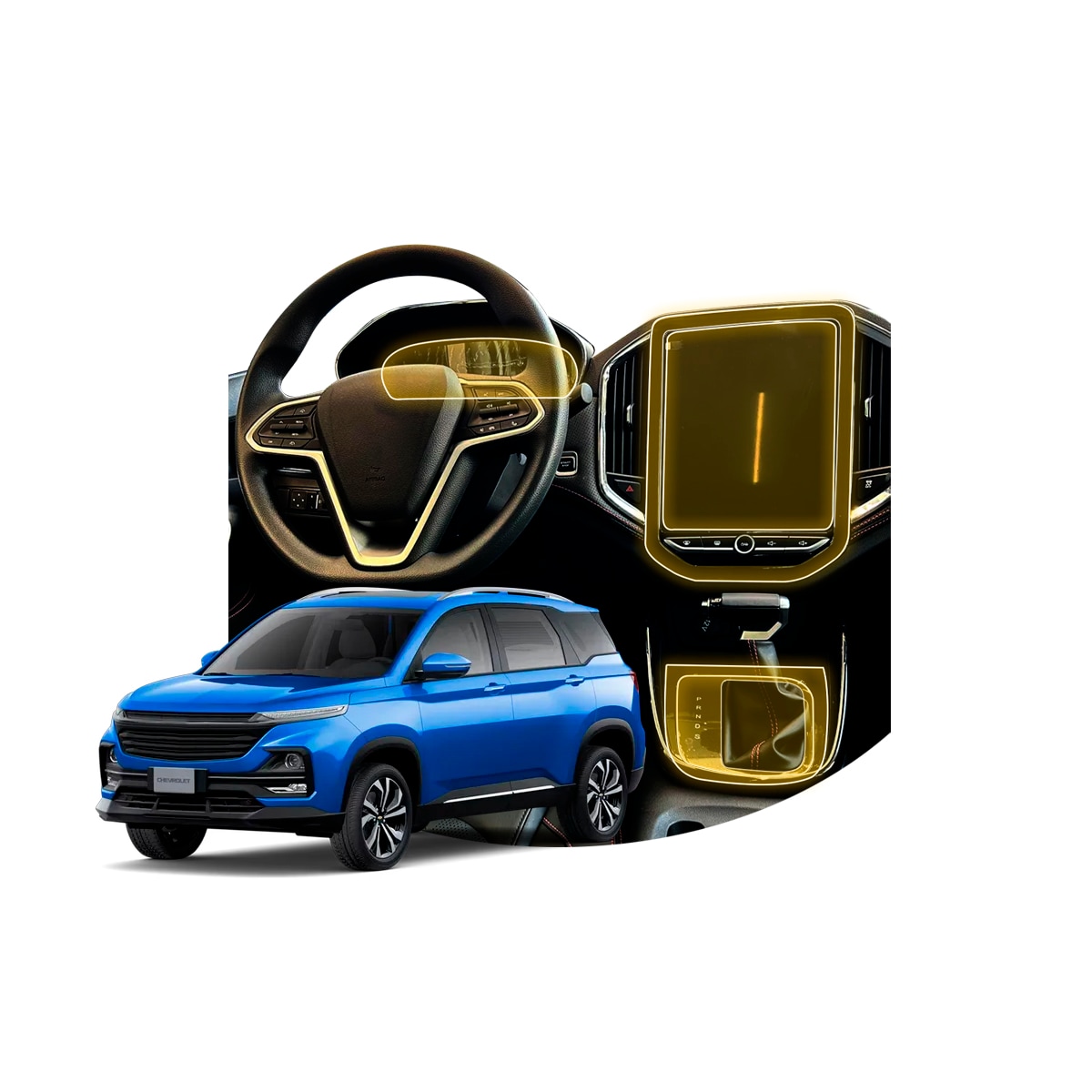 Protector Interior Para Chevrolet Captiva 2025 Ppf Para Auto $799