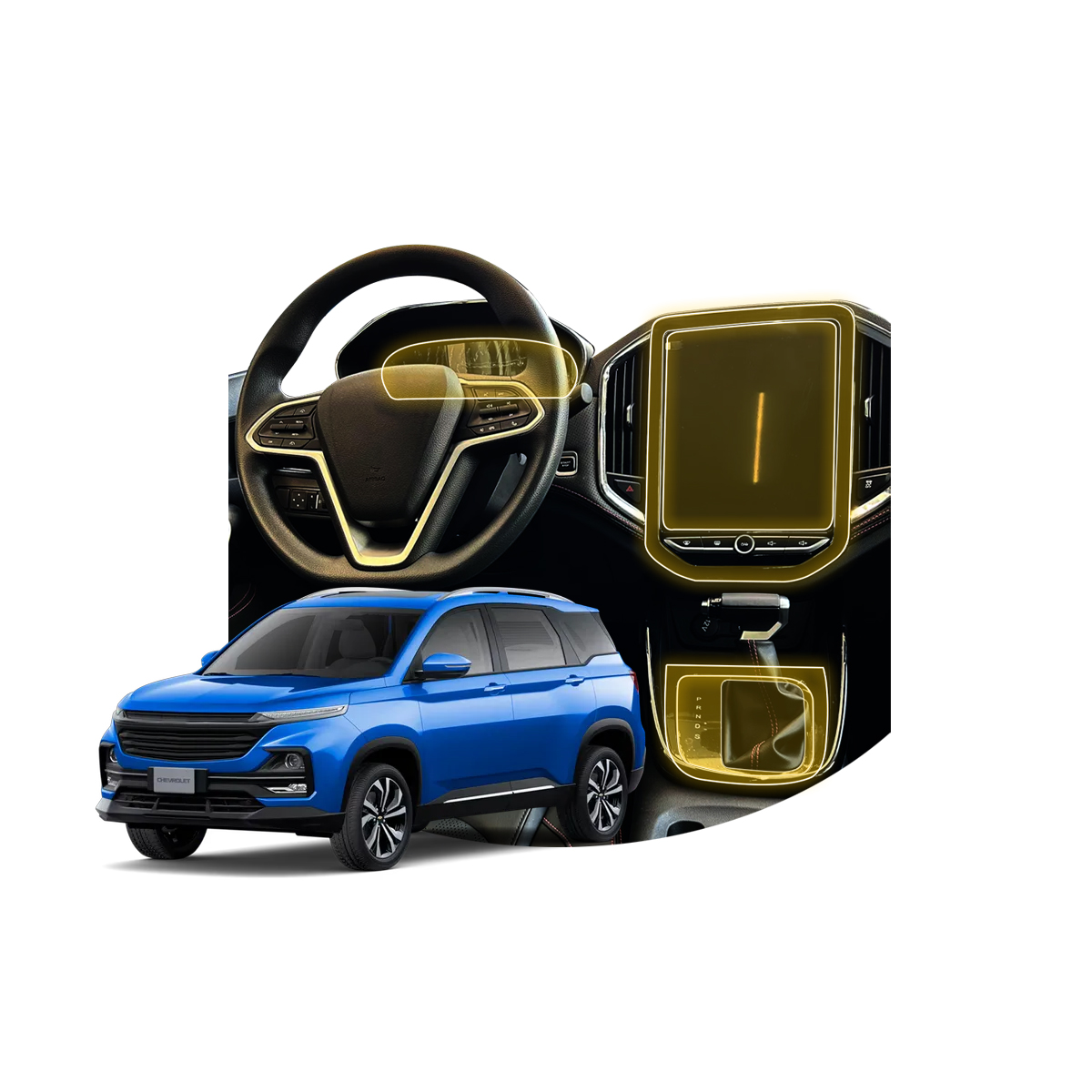 Protector Interior Para Chevrolet Captiva 2025 Ppf Para Auto