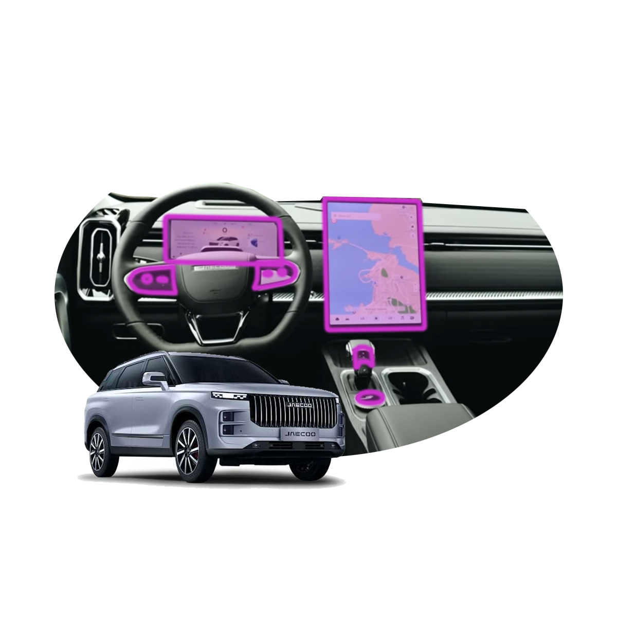 Protector Interior Para Jaecoo 7 2024 Ppf Para Auto