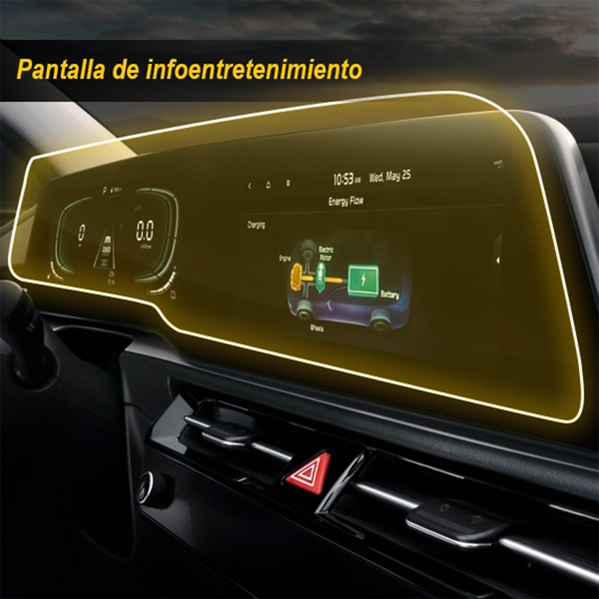 Foto 4 pulgar | Protector Interior Para Kia Niro 2023-2025 Ppf Para Auto