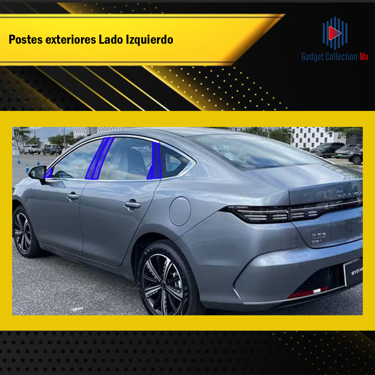Foto 4 pulgar | Protector Exterior Para Faros De Byd King Ppf Tipo ''fotocromático'' Para Auto