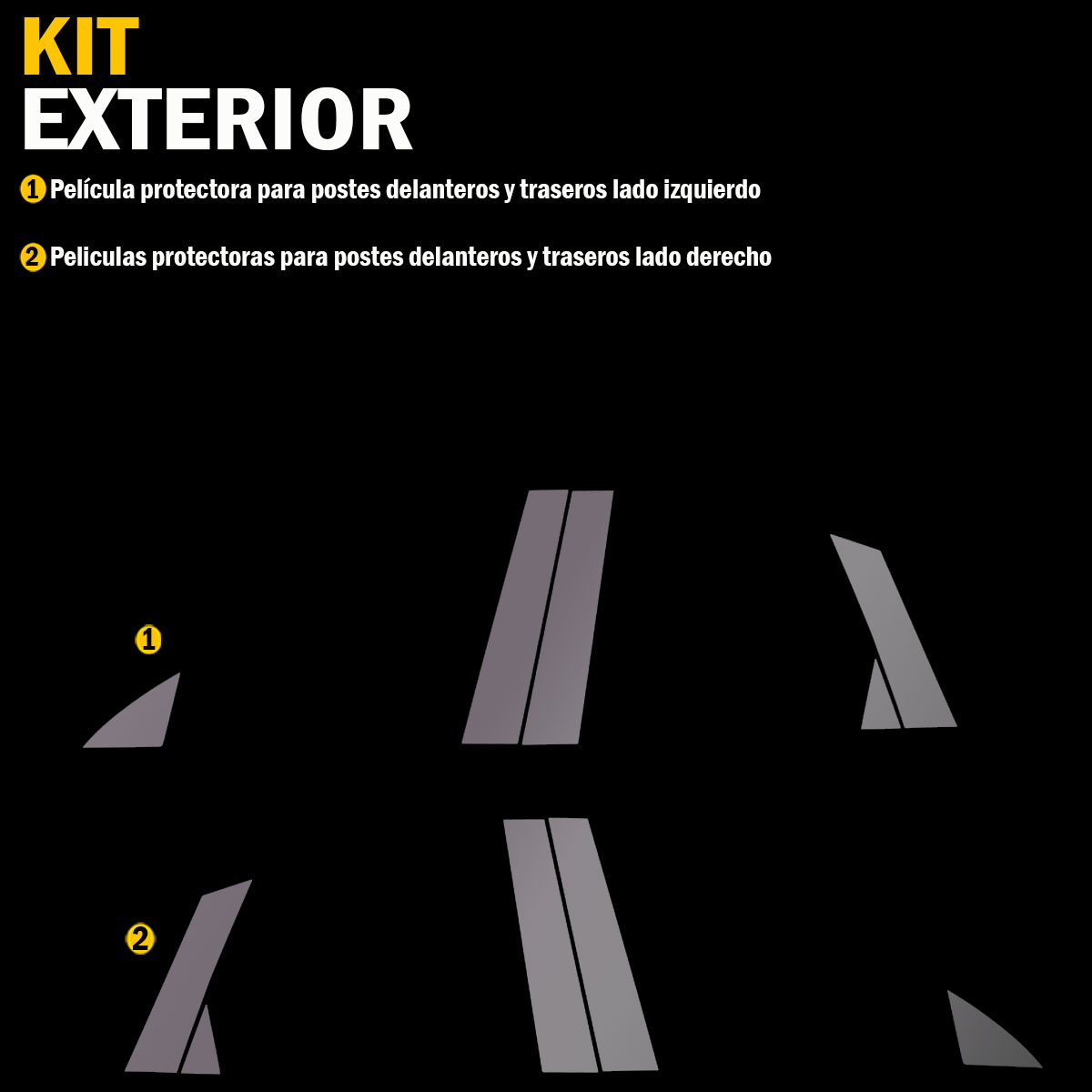 Foto 5 pulgar | Protector Exterior Para Faros De Byd King Ppf Tipo ''fotocromático'' Para Auto
