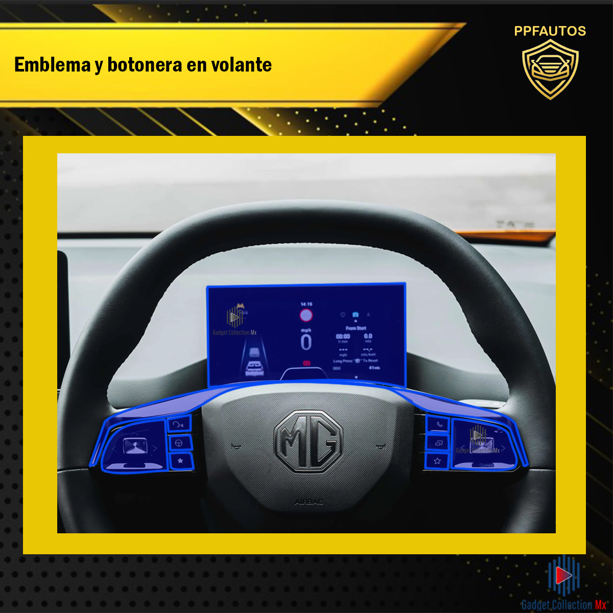 Foto 5 pulgar | Protector Interior Para Mg Mg4 Electric 2024 Ppf Para Auto