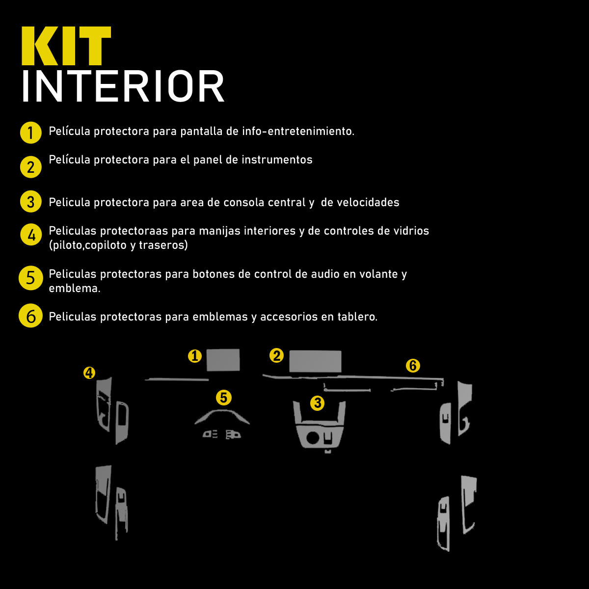 Foto 8 pulgar | Protector Interior Para Mg Mg4 Electric 2024 Ppf Para Auto