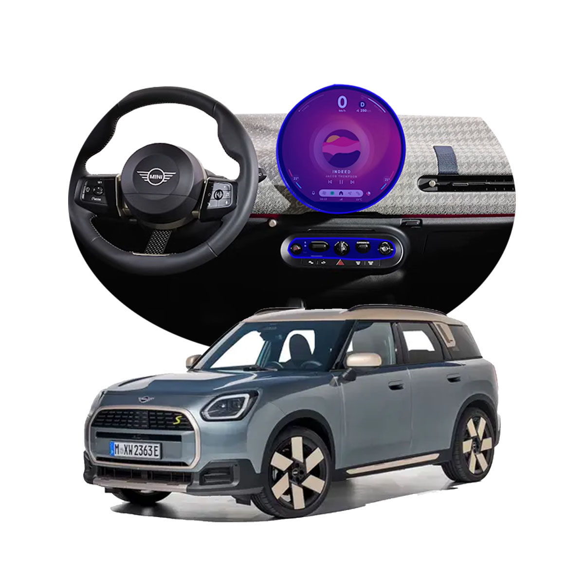 Protector Interior Para Pantalla De Mini Cooper 2025 Ppf Para Auto