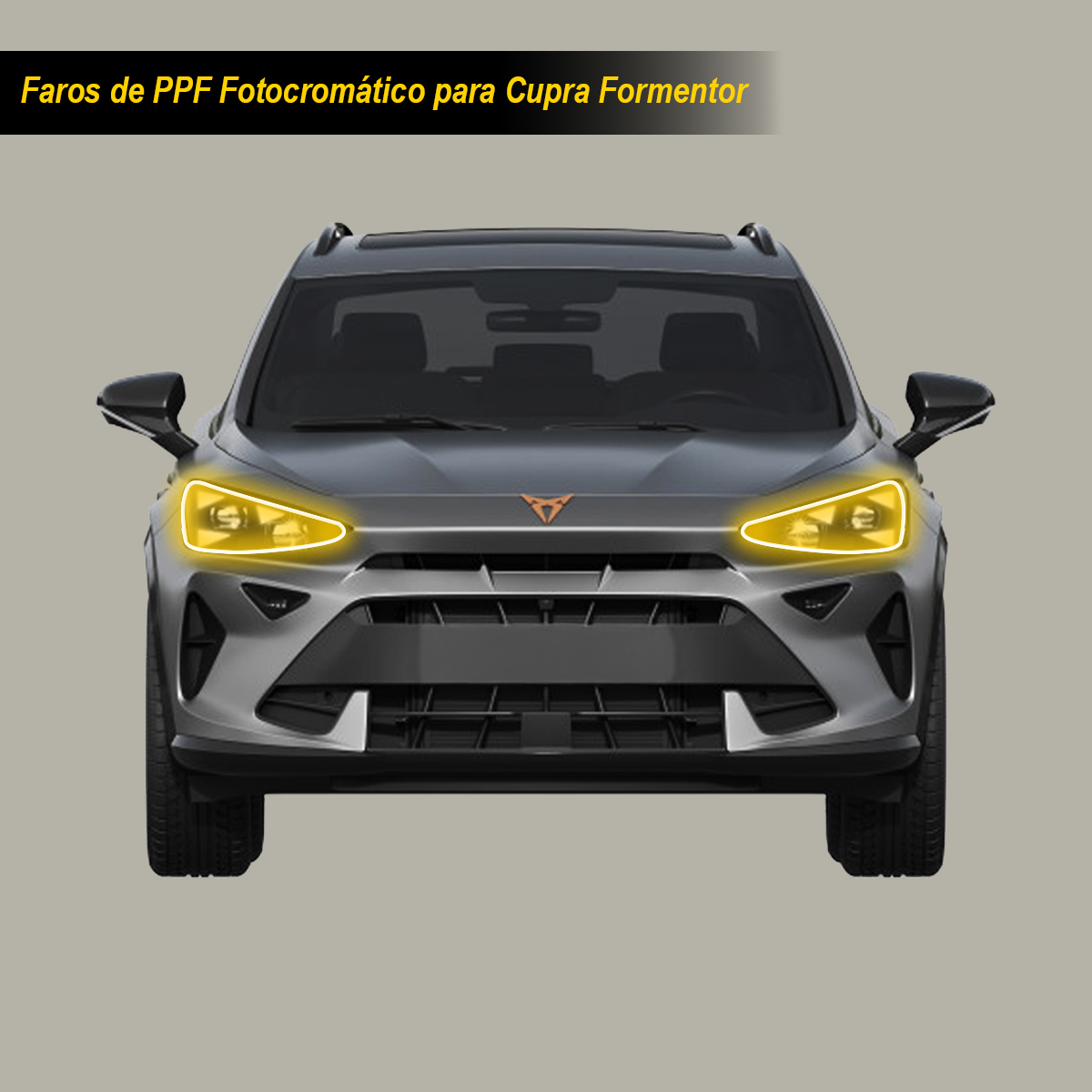Foto 3 pulgar | Protectores Ppf Fotocromático Para Faros De Cupra Formentor 2025