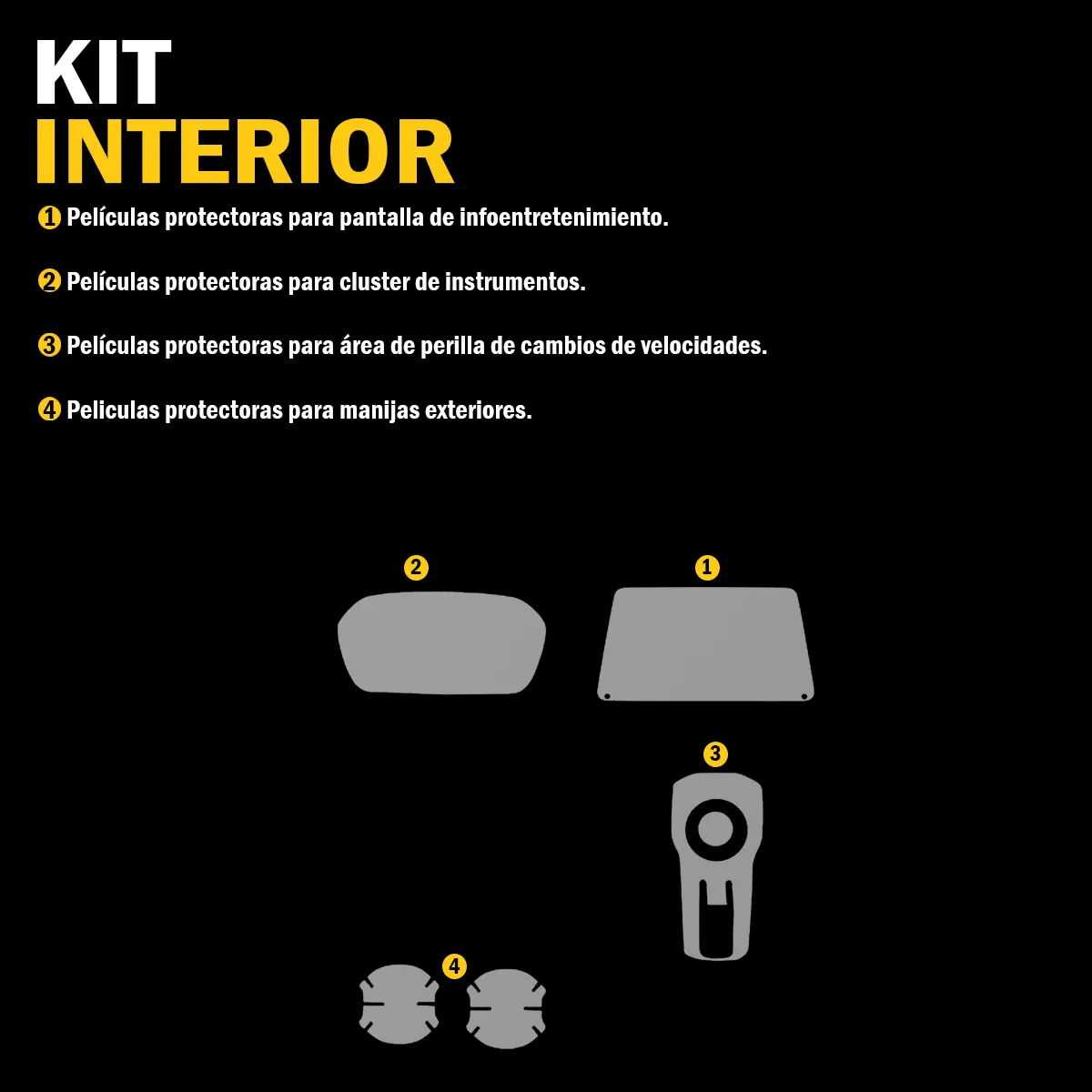 Foto 5 | Protectores Ppf Para Sev Ewan Cross 2025 Kit De Interiores