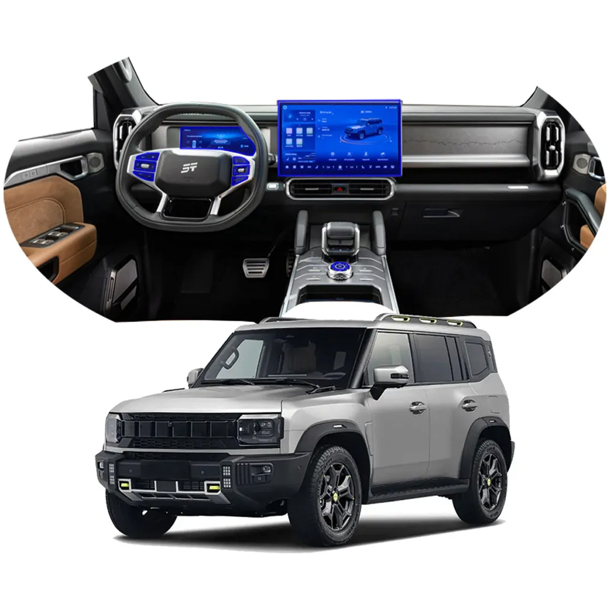 Foto 1 | Protectores Ppf Para Jetour T2 2025 Kit De Interiores