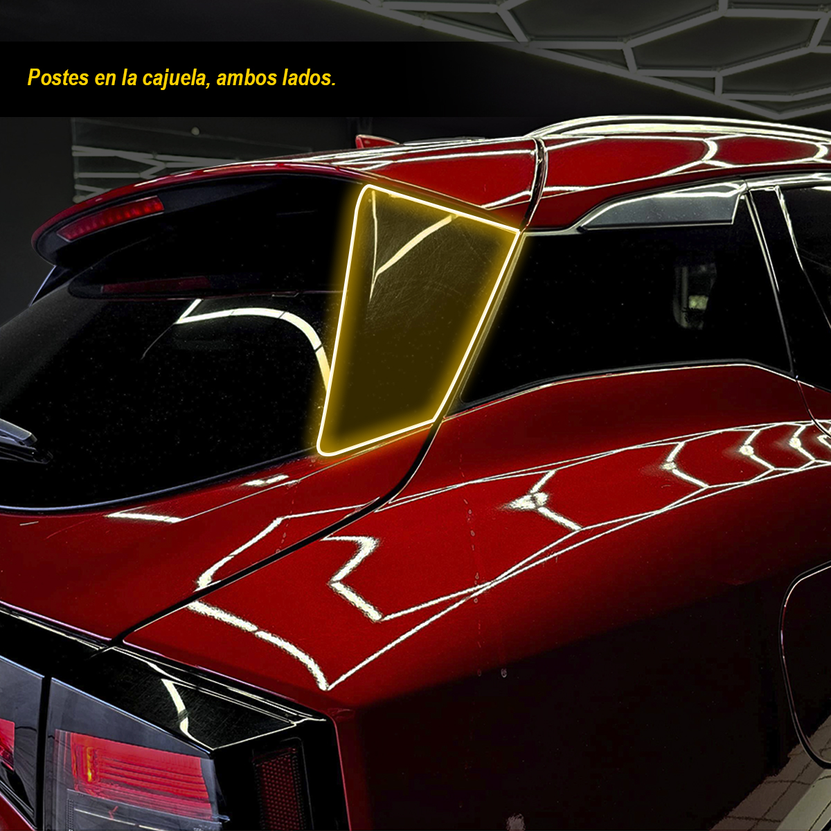 Foto 5 pulgar | Protectores Ppf Para Postes Nissan Kicks 2025 Kit De Exteriores