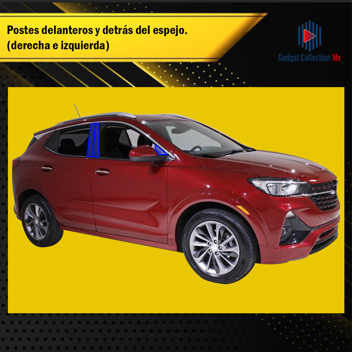 Foto 5 pulgar | Protectores Ppf Para Postes Y Estribos De Buick Encore 2024