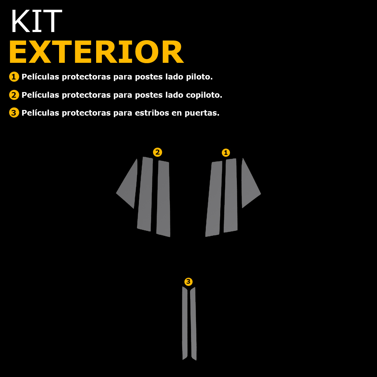 Foto 5 | Protectores Ppf Para Postes Y Estribos De Buick Encore 2024
