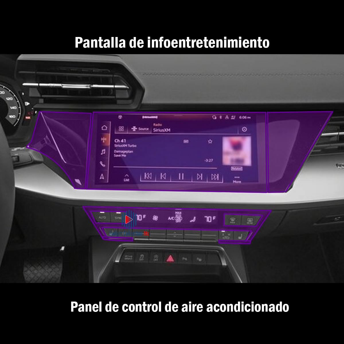 Foto 2 | Protectores Ppf Para Audi A3 2024 Kit De Interiores