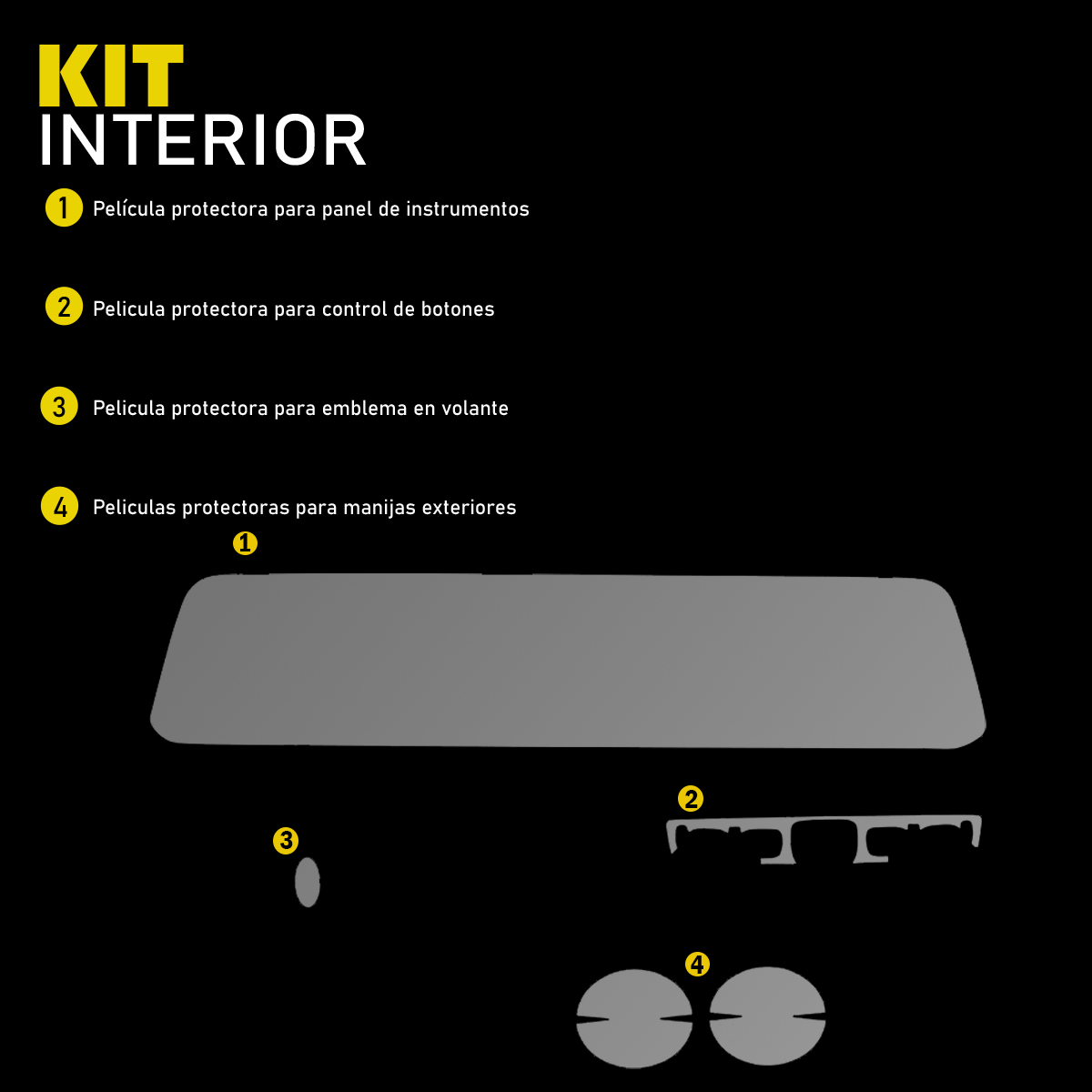 Foto 6 pulgar | Protectores Ppf Para Ora 03 Kit De Interiores
