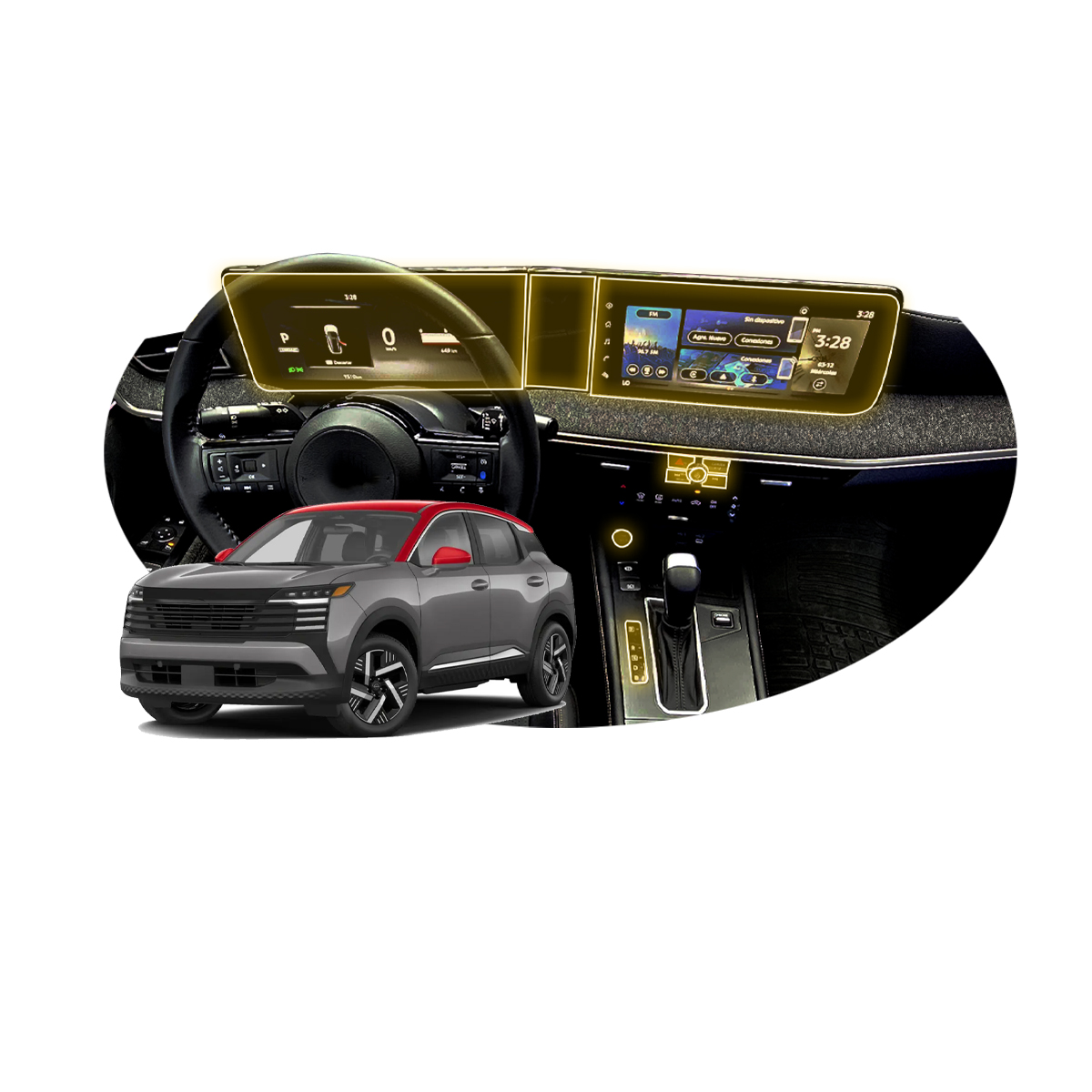 Foto 2 pulgar | Protectores Ppf Para Nissan Kicks 2025 Versiones Sence Y Advance