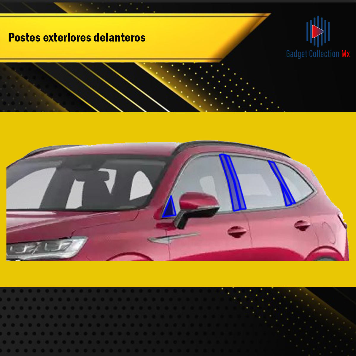 Foto 4 pulgar | Protectores Ppf Para Postes Haval H6 Hibrida Kit De Exteriores