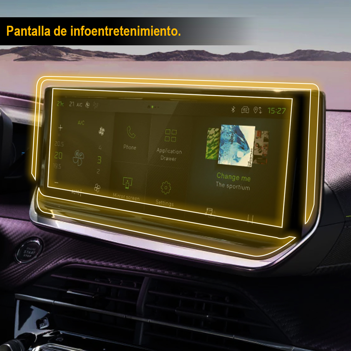 Foto 5 pulgar | Protectores Ppf Para Peugeot 2008 Allure Pack 2025 Kit De Interiores