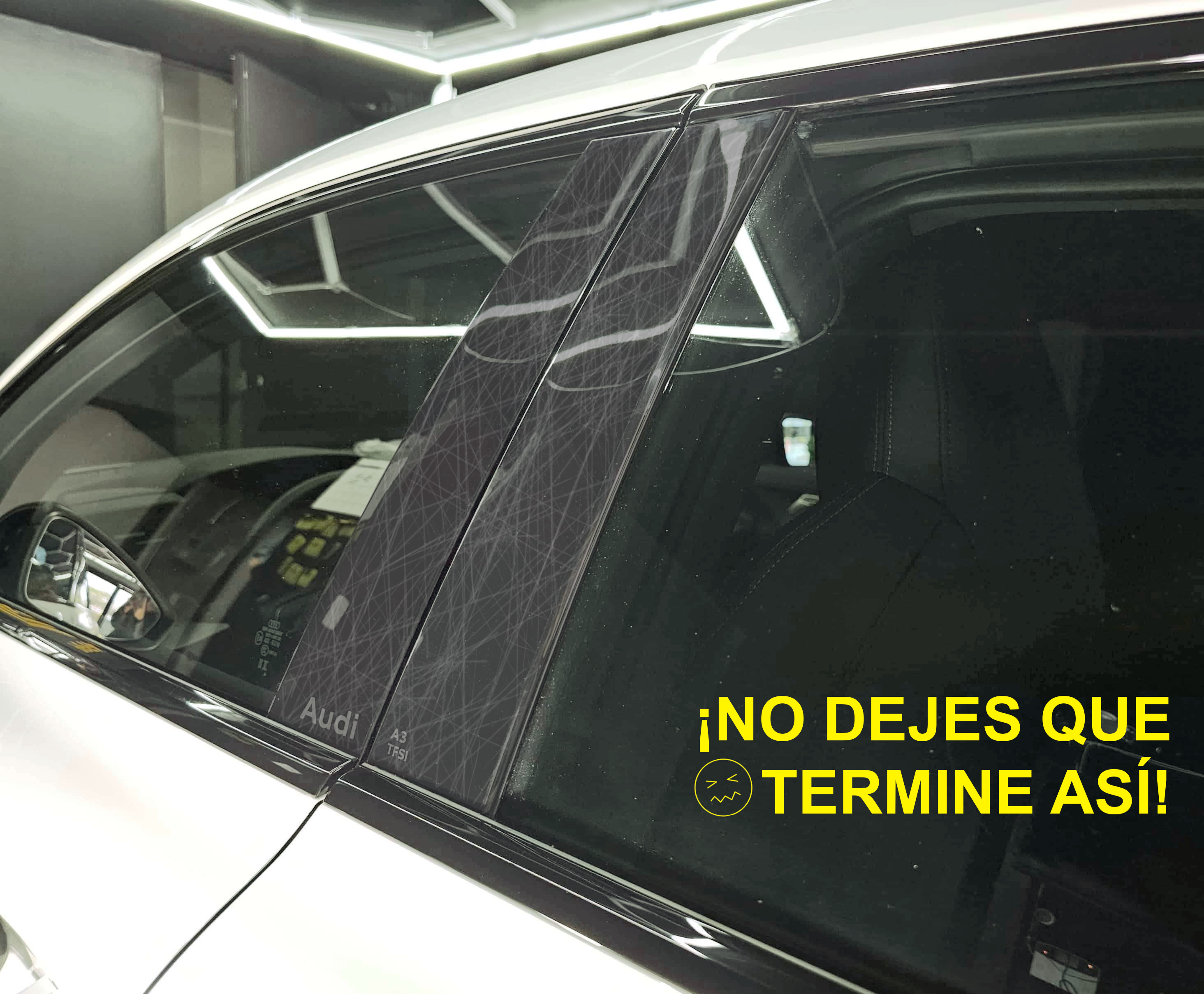 Foto 4 pulgar | Protectores Ppf Para Postes De Audi A3 2025 Kit De Interiores