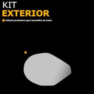 Foto 3 | Protector Ppf Para Tacómetro De Moto Italika Ft250 Ts O Gts