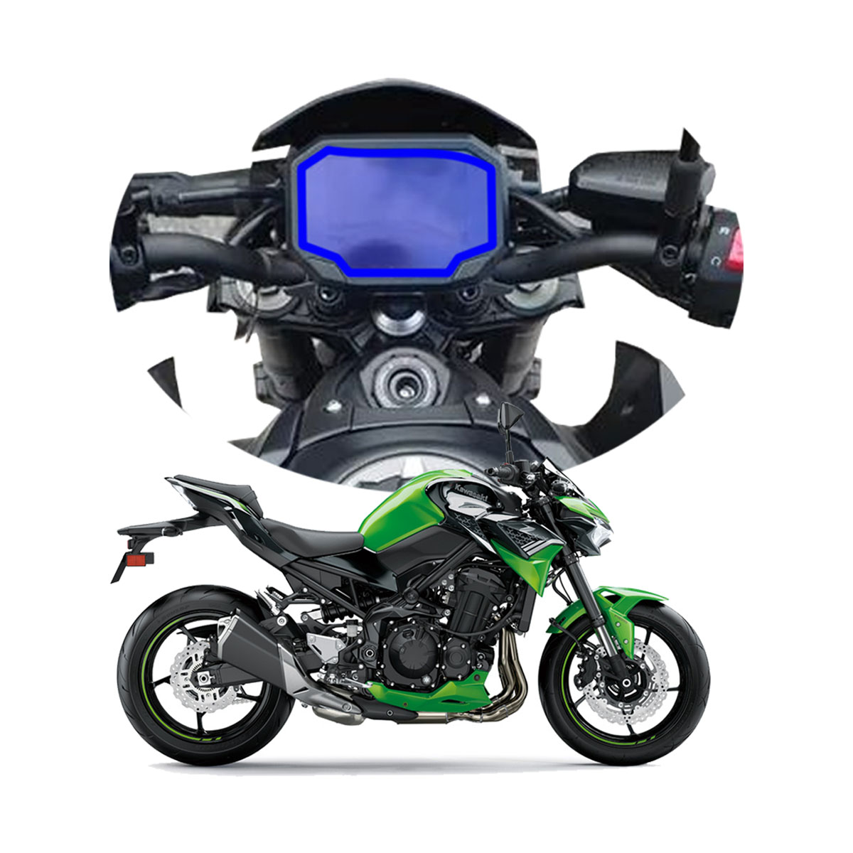 Foto 1 | Protector Ppf Para Tacómetro Moto Kawasaki Z900 Kit De Motocicletas