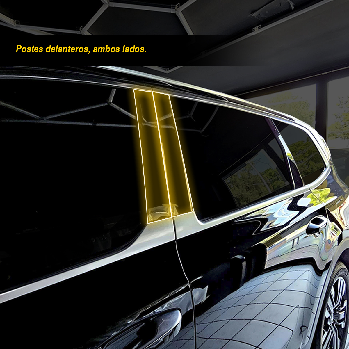 Foto 4 | Protectores Ppf Para Postes De Kia Telluride 2025 Kit De Exteriores