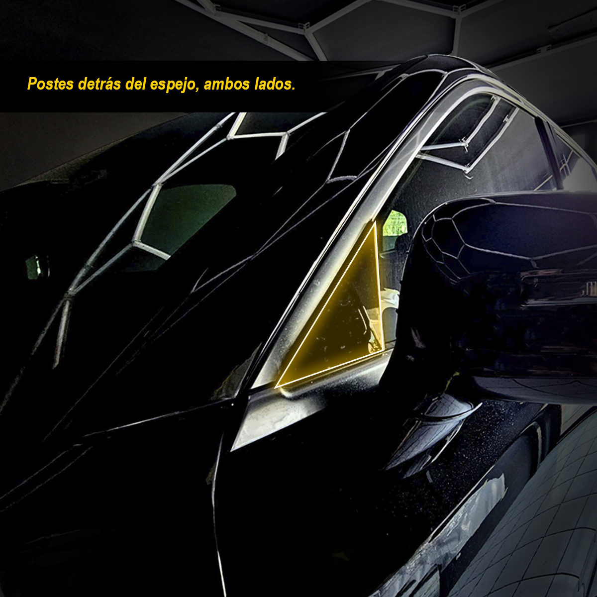 Foto 7 pulgar | Protectores Ppf Para Postes De Kia Telluride 2025 Kit De Exteriores