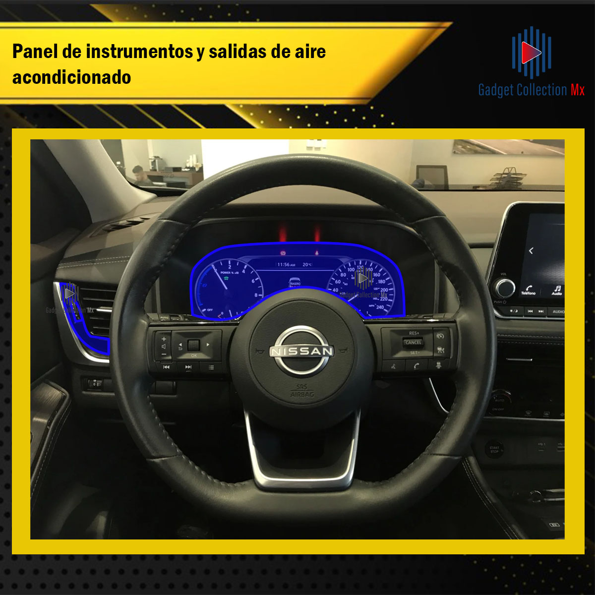 Foto 9 pulgar | Protectores Ppf Para Nissan Xtrail 2row 2024-2025 Kit De Interiores