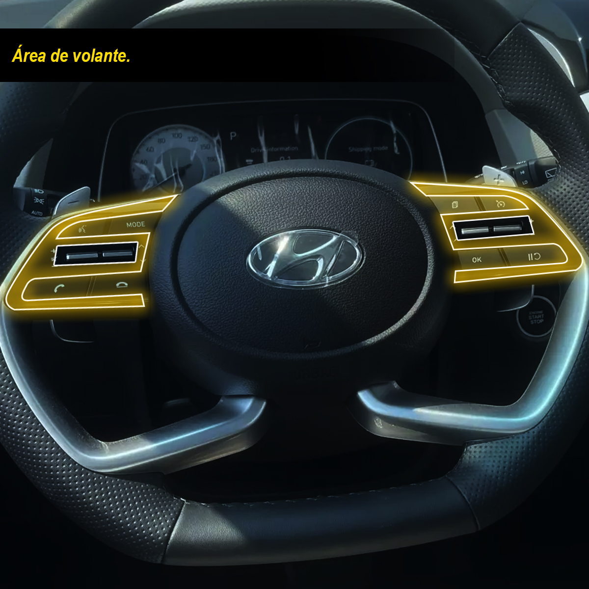 Foto 9 pulgar | Protector Ppf Para Hyundai Creta Grand 2024-2025 Kit De Interiores