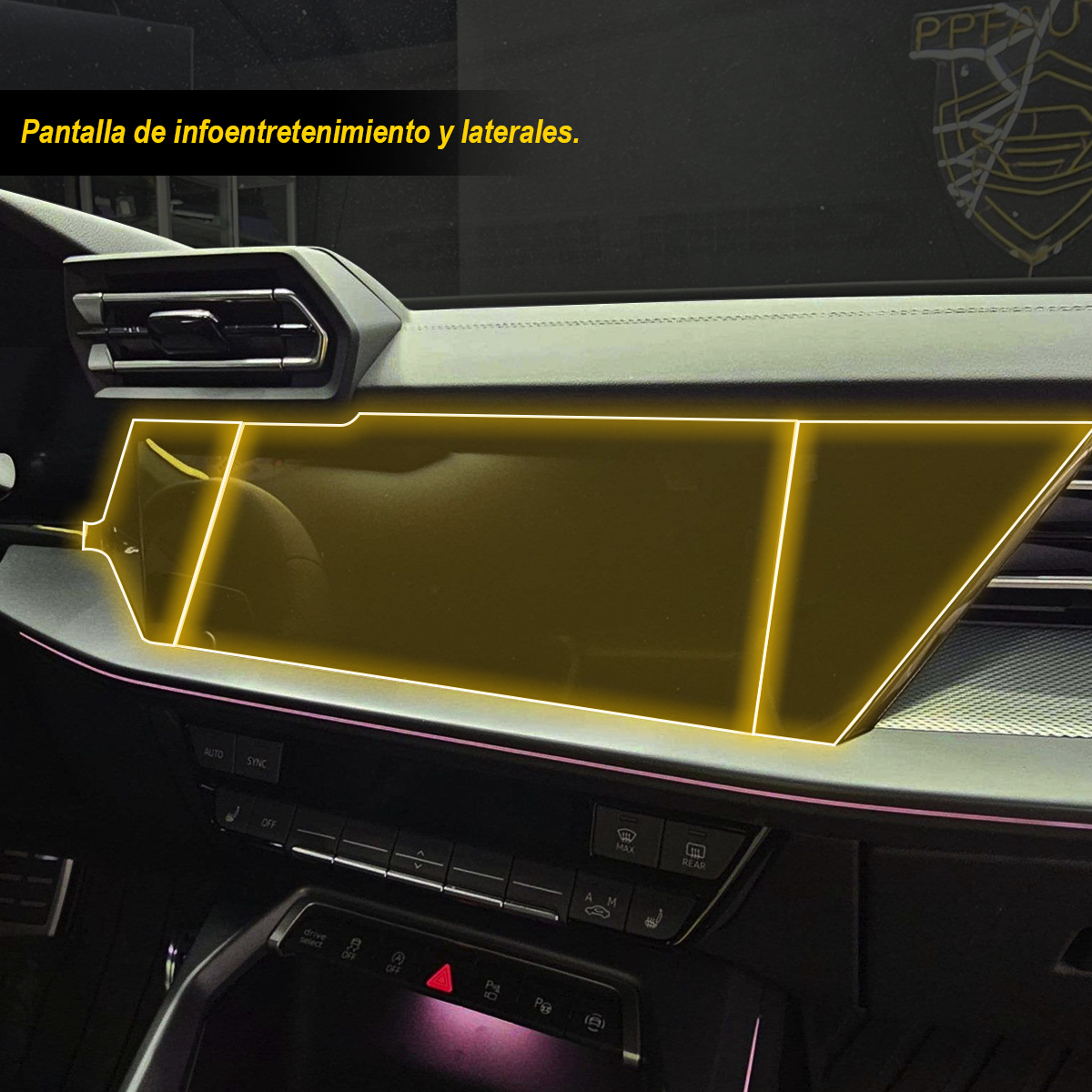 Foto 7 pulgar | Protectores Ppf Para Audi A3 2025 Kit De Interiores