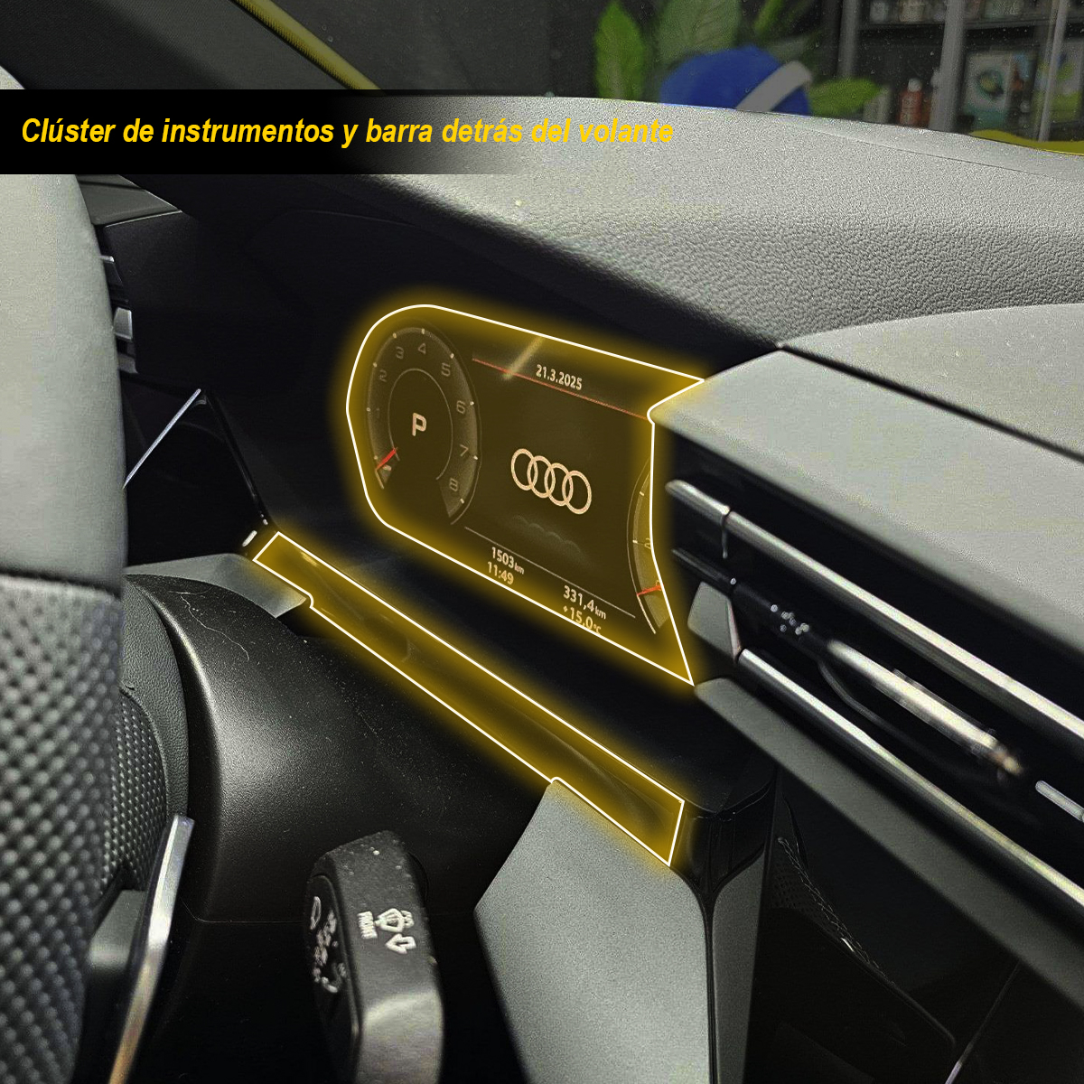 Foto 9 pulgar | Protectores Ppf Para Audi A3 2025 Kit De Interiores