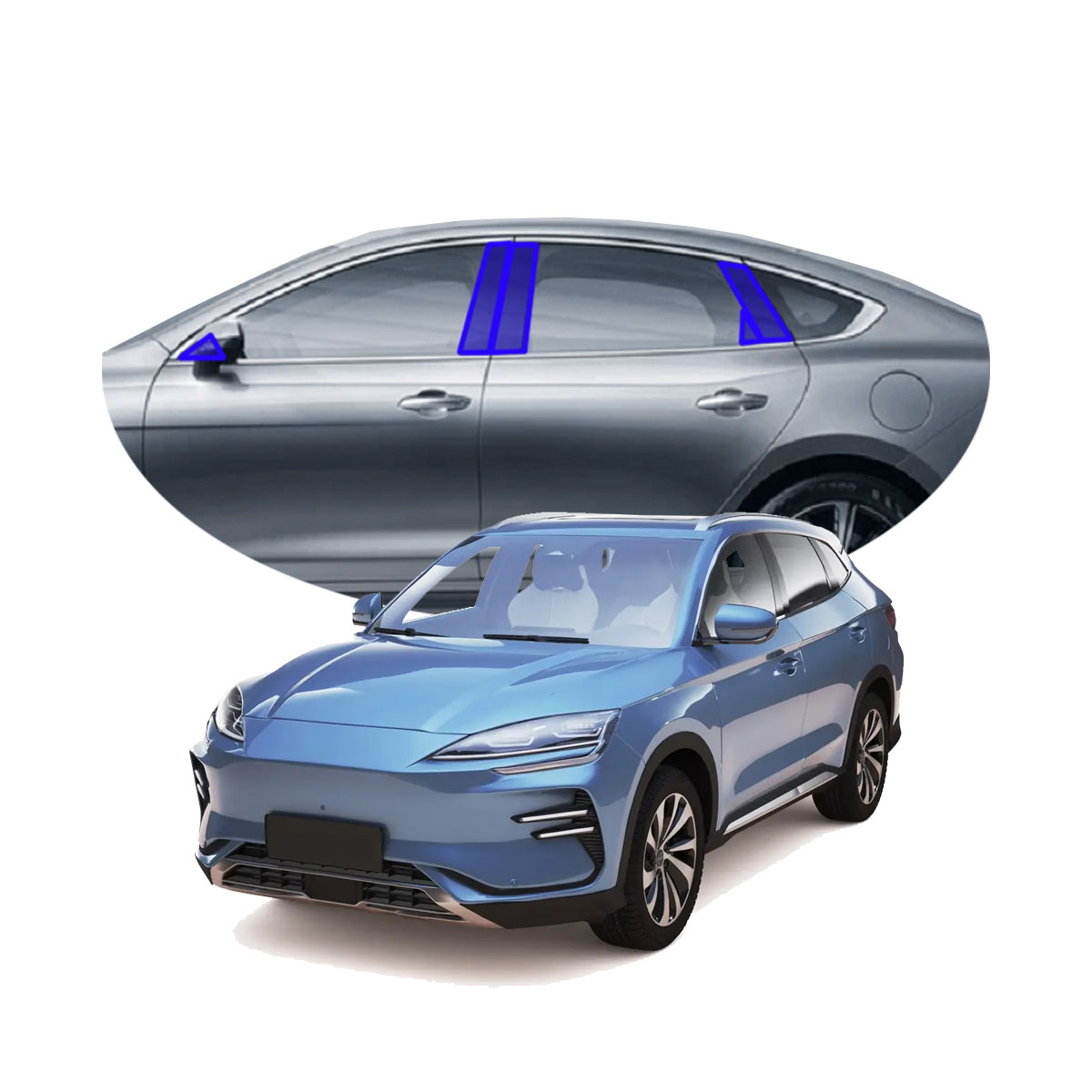 Foto 1 | Protectores Ppf Para Postes De Byd King 2025 Kit De Exteriores