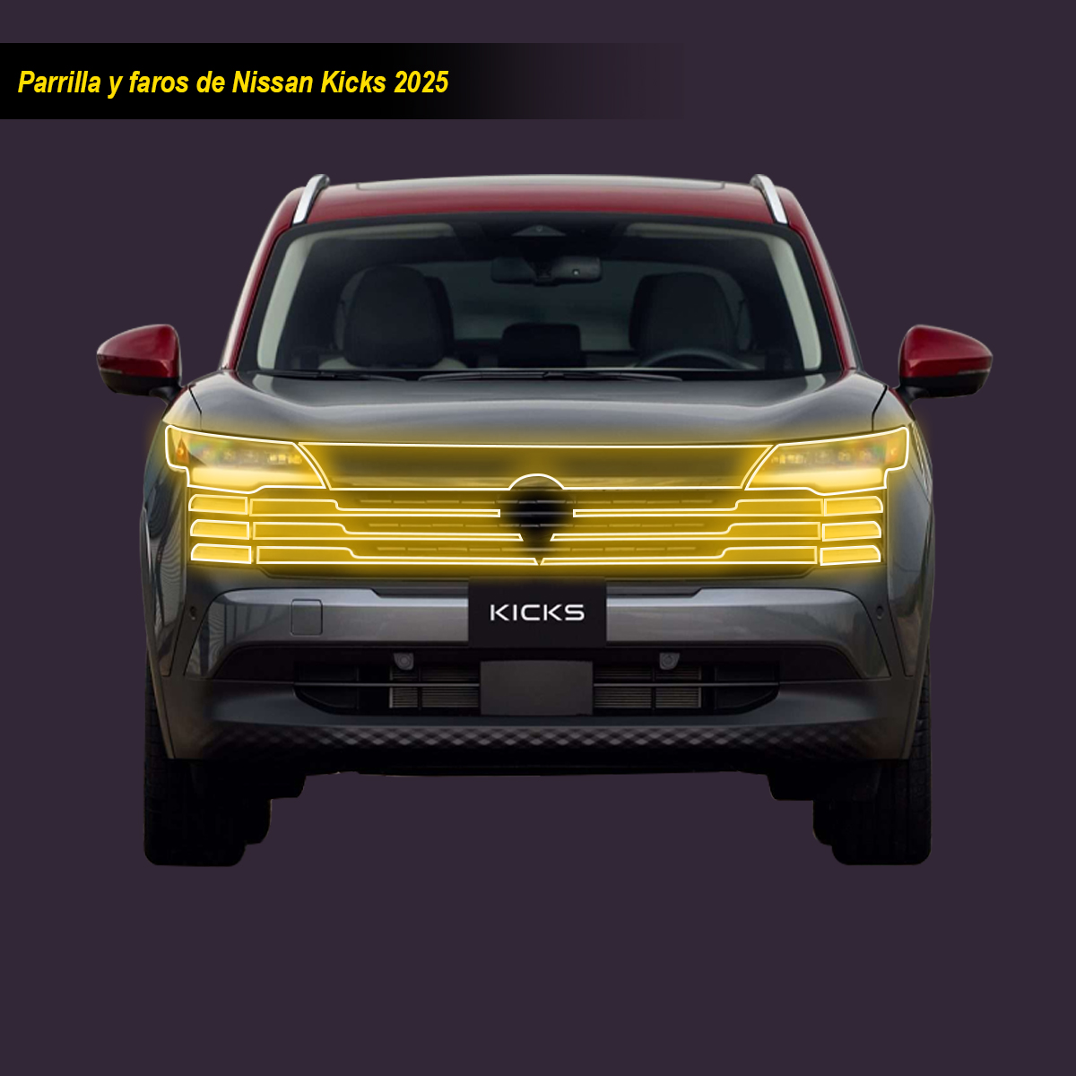Foto 4 pulgar | Protector Ppf Para Parrilla Y Faros De Nissan Kicks 2025 Kit De Exteriores