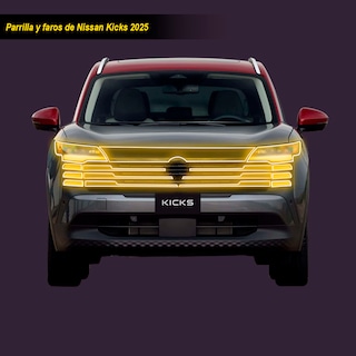 Foto 3 | Protector Ppf Para Parrilla Y Faros De Nissan Kicks 2025 Kit De Exteriores