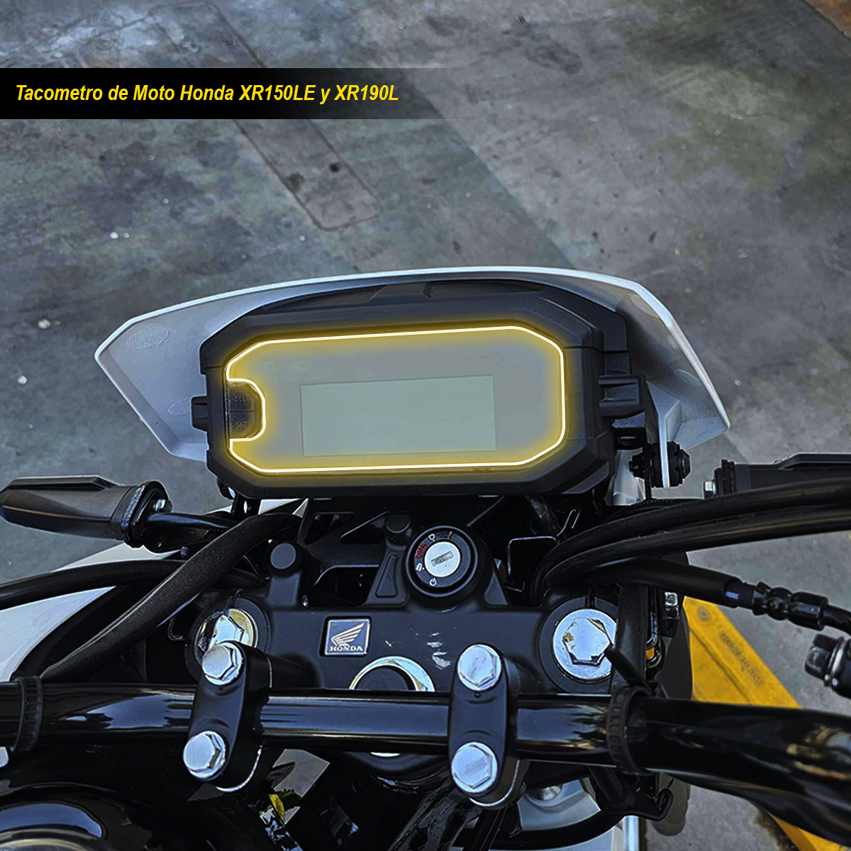 Foto 3 pulgar | Protector Ppf Para Tacómetro De Moto Honda Xr150le Y Xr190l