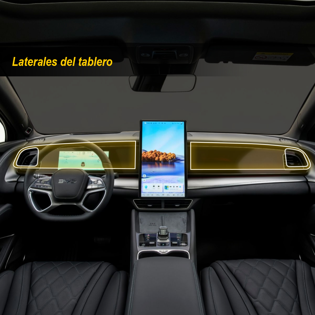 Foto 8 pulgar | Protectores Ppf Para Byd Sealion 7 2025 Kit De Interiores
