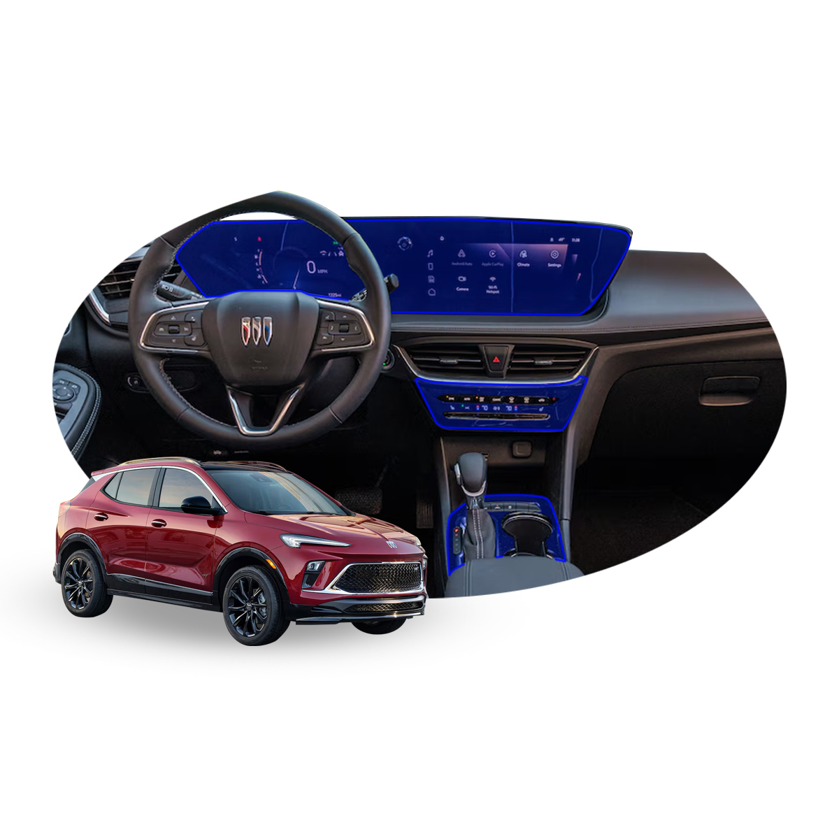 Foto 1 | Protectores Ppf Para Buick Encore Gx 2024-2025 Kit De Interiores