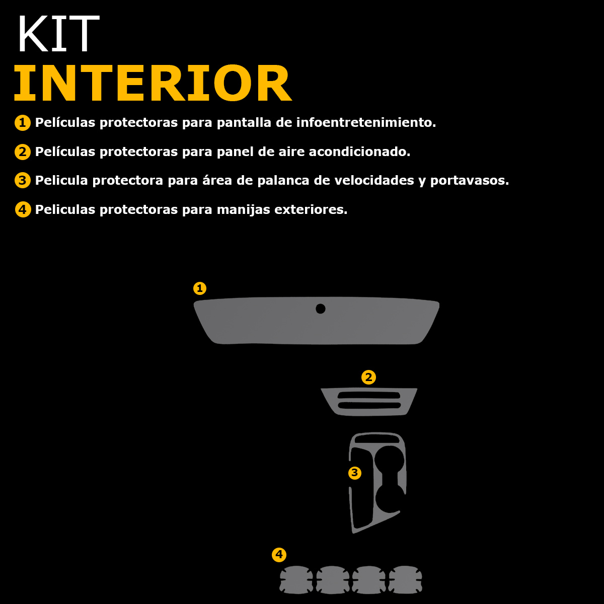 Foto 5 | Protectores Ppf Para Buick Encore Gx 2024-2025 Kit De Interiores