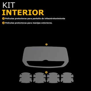 Foto 5 | Protectores Ppf Para Pantalla Y Manijas De Onix Ls 2021-2025