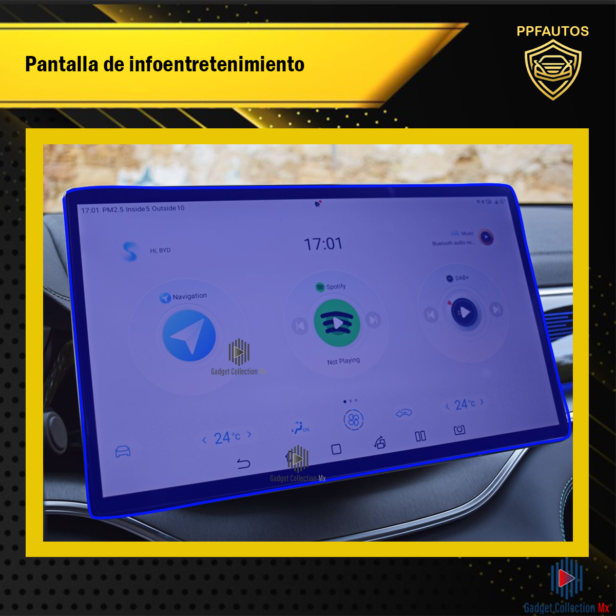 Foto 7 pulgar | Protectores Ppf Para Byd Seal 2024 Kit De Interiores